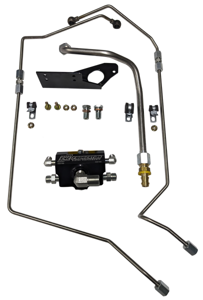 03-07 6.0L CNC Fab 4-Line Feed Fuel Line Kit For Stock Intake - 42215X