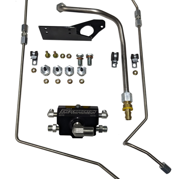 03-07 6.0L CNC Fab 4-Line Feed Fuel Line Kit For Odawg Intake - 42215X